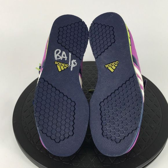 Adidas Powerlift 2.0 Purple/Green Weightlifting Shoes B39860 Women’s Size 5 - Picture 10 of 12